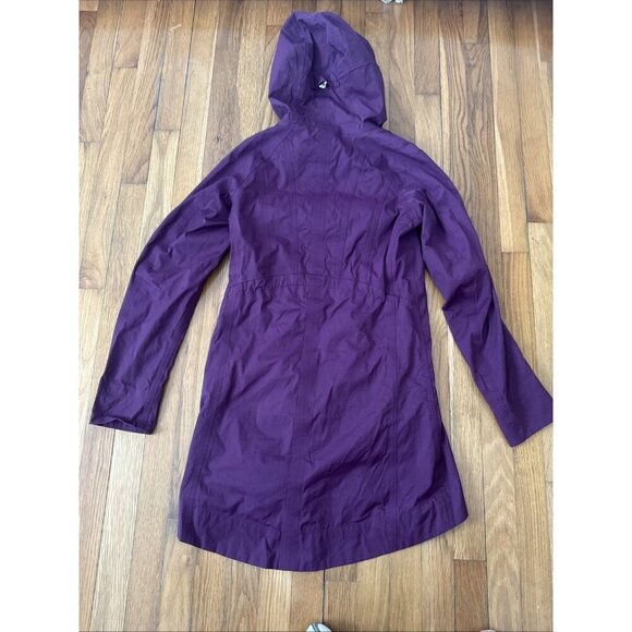 Lululemon Women's Rain Jacket Hooded Zip Up Long Length Windproof Size 6 - Picture 5 of 8